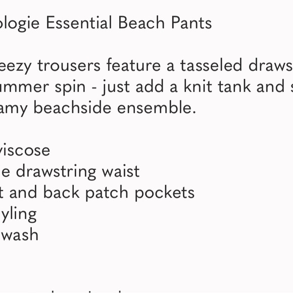 Anthropologie beach pants - Picture 6 of 6